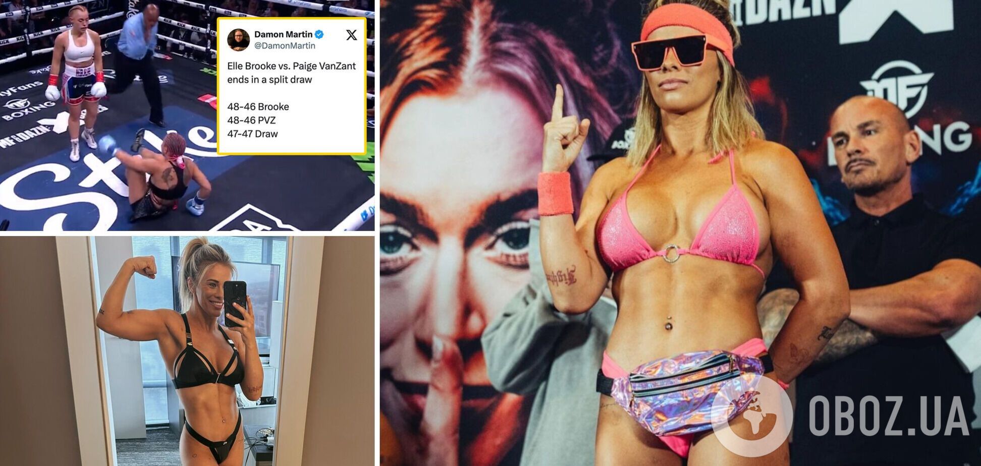 Модель Onlyfans відправила у нокдаун знамениту ексбійчиню UFC у чемпіонському боксерському бою. Відео