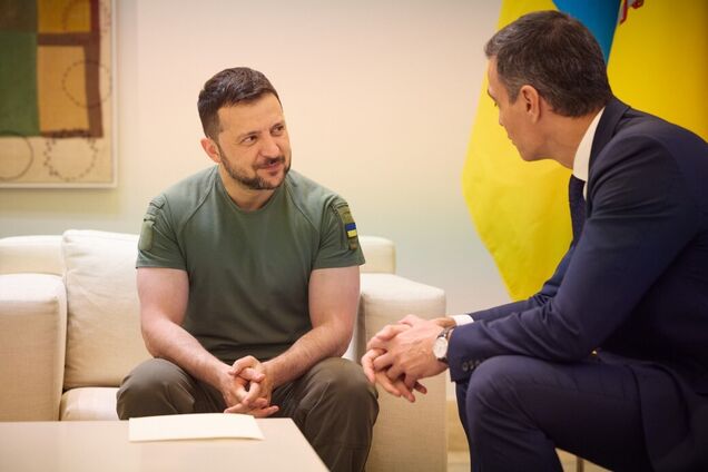 Зеленский посетил Испанию и провел переговоры с Санчесом: подписано соглашение о сотрудничестве в сфере безопасности. Видео