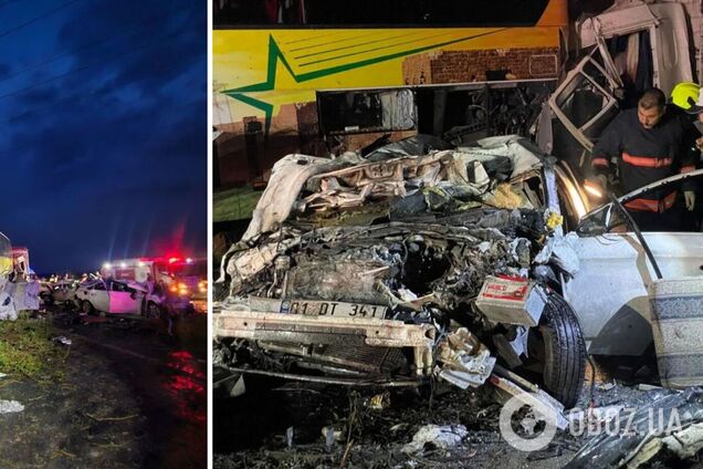 В Турции в ДТП попал пассажирский автобус: десять человек погибли, 40 ранены. Фото