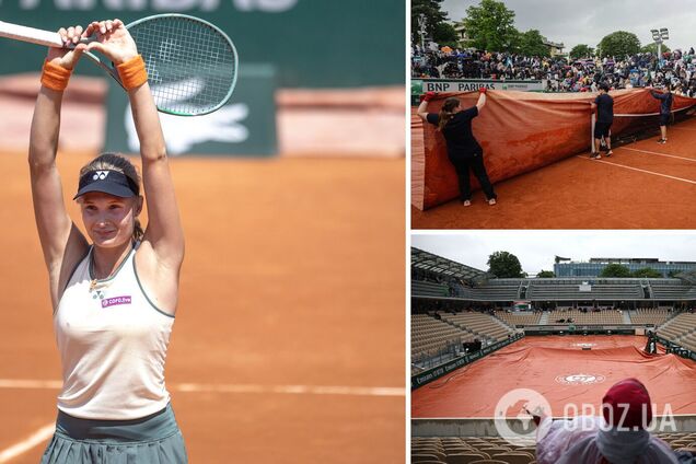 Касается и Украины. На Roland Garros отменены все матчи игрового дня