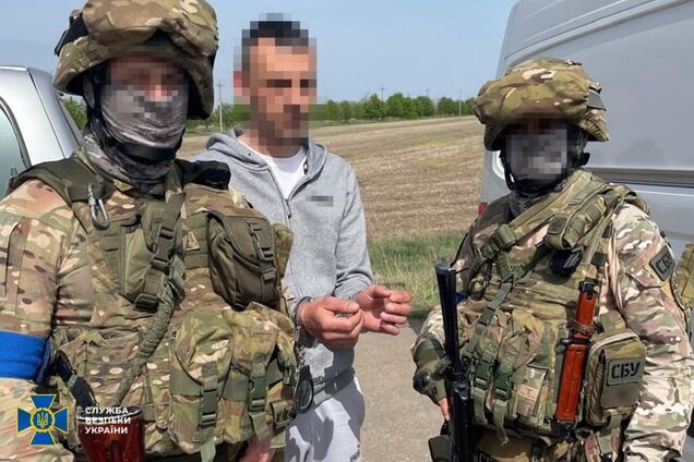 Задержание диверсанта, который работал на Россию в Одесской области Украины