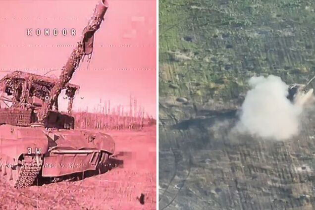 Знищення танка ЗС РФ