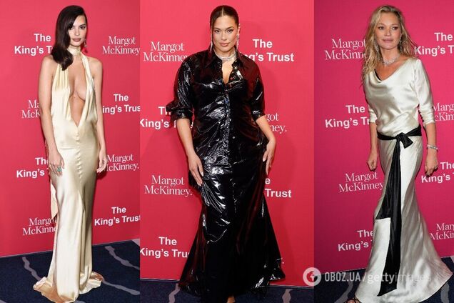 Ратаковскі з глибоким декольте, витончена Кейт Мосс та інші. Найефектніші образи The King's Trust 2024, який називають репетицією Met Gala