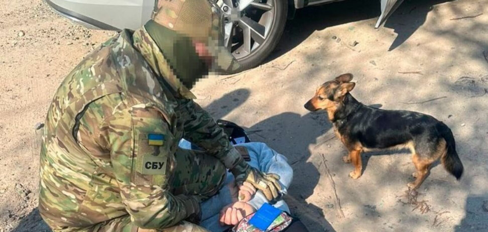 СБУ задержала в Харькове корректировщика РФ, который шпионил за позициями ВСУ под видом прогулок с собакой. Фото