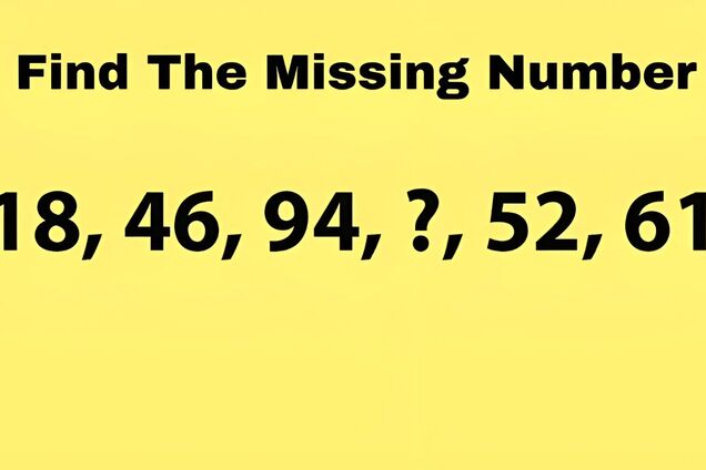 Якої цифри не вистачає? Хитра головоломка