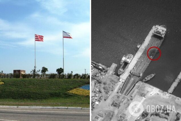 Силы обороны ночью разгромили паромную переправу русских оккупантов в Керчи. Фото