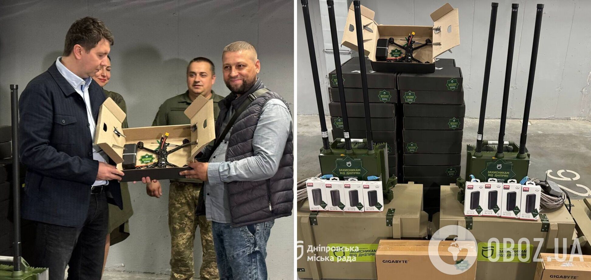 Днепряне передали на фронт РЭБы, FPV-дроны, ноутбуки и аккумуляторы более чем на 4 млн грн