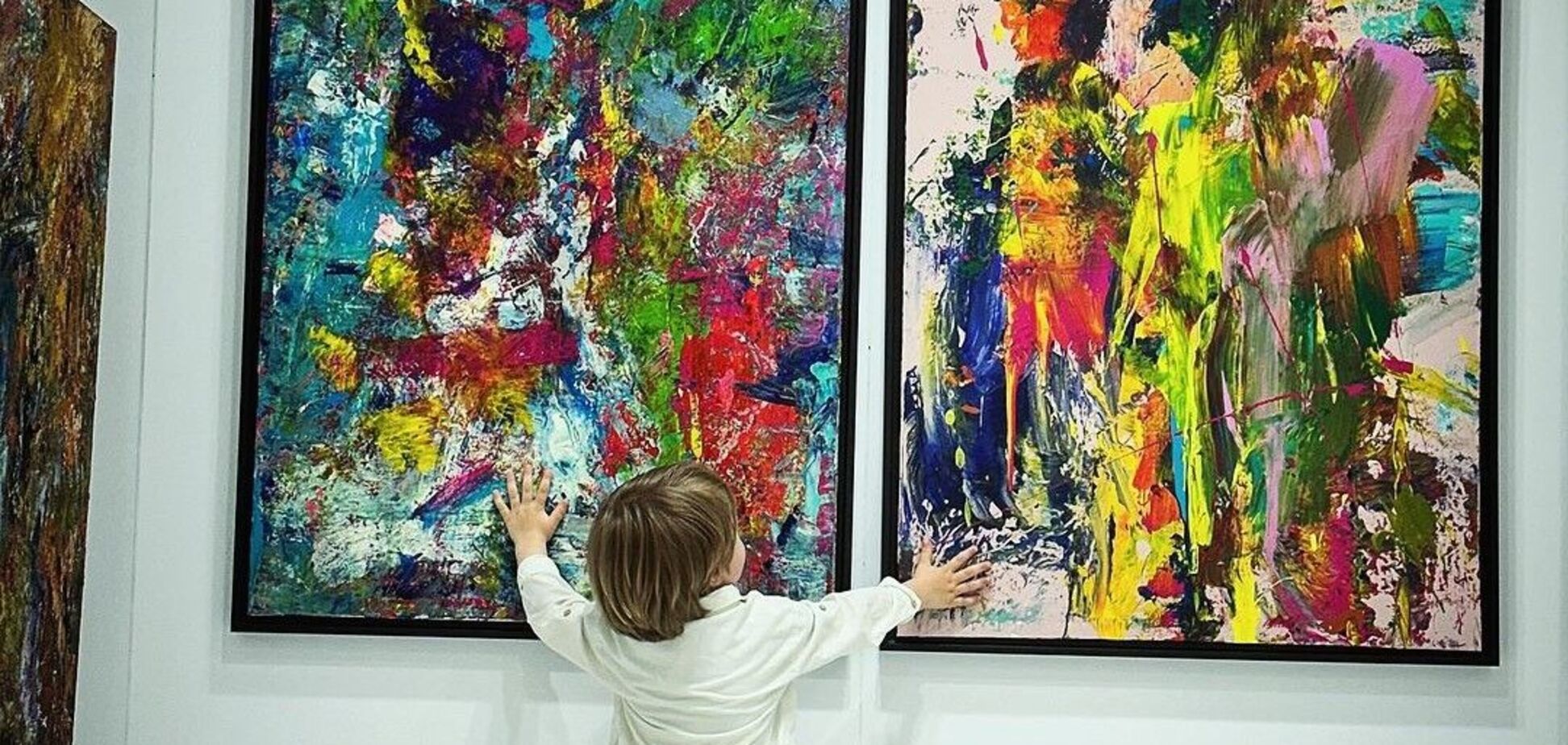 2-річний художник з Німеччини продає свої картини за 7000 доларів – і колекціонери їх розкуповують. Фото маленького 'Пікассо'