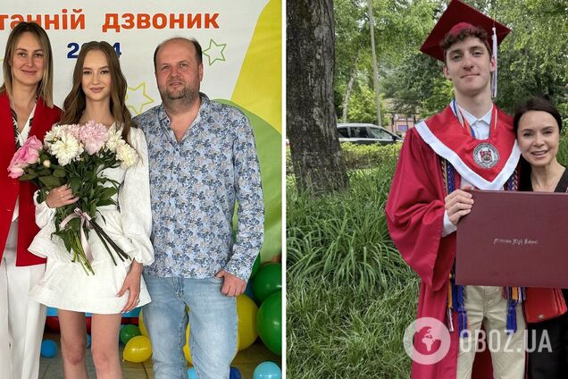 Син Подкопаєвої в мантії, дочка Трегубової – у сукні-вишиванці: українські зірки показали своїх дітей на останньому дзвонику. Фото