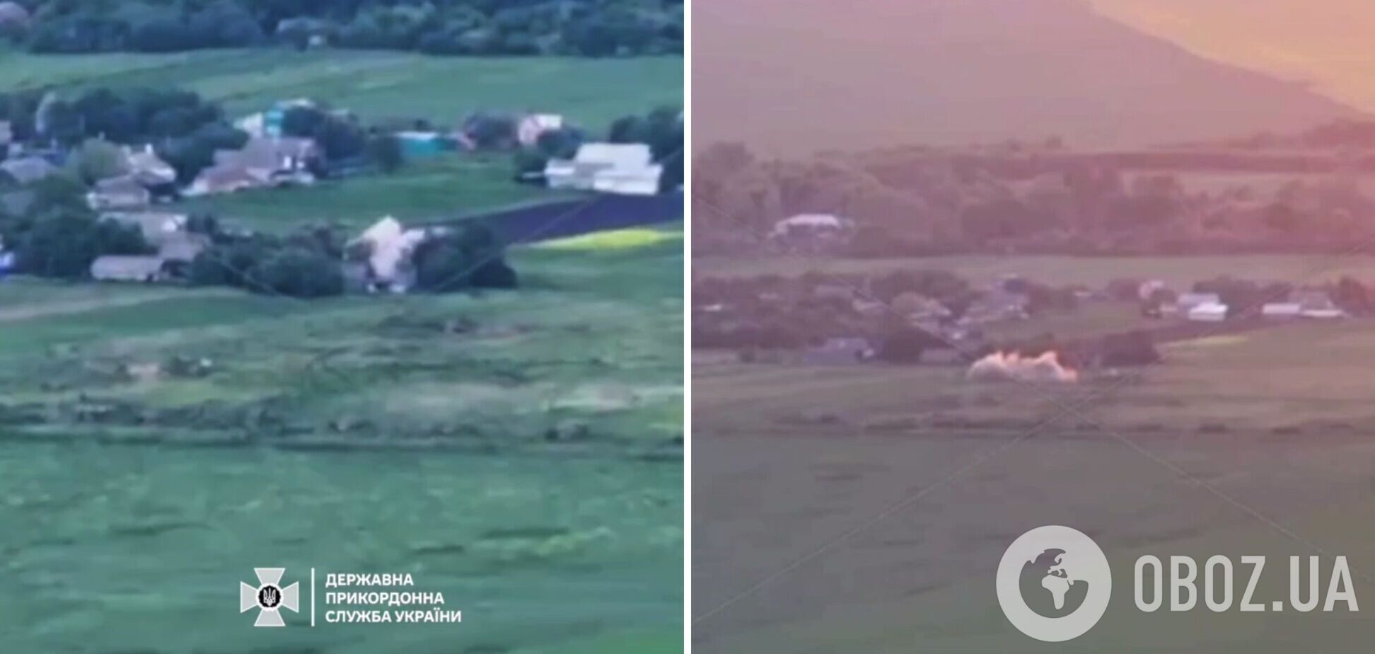 Прикордонники показали, як розносять із міномета позиції ворога на сході. Відео