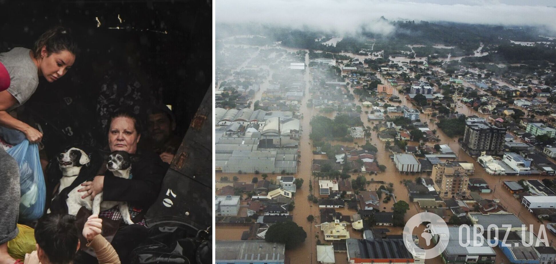 В Бразилии продолжаются мощные наводнения: количество жертв и пропавших без вести превысило сотню. Фото