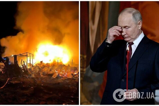 'Сатана править бал': Путін викликав хвилю обурення візитом до храму на Великдень
