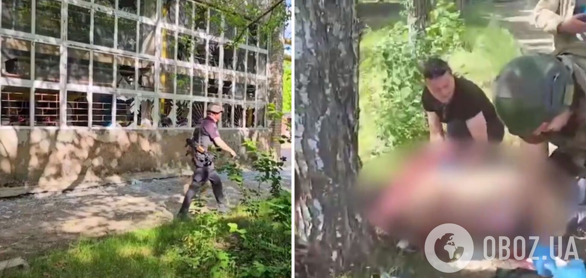 Пострадали четыре человека: полиция показала видео первых минут после удара оккупантов по Константиновке