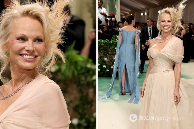 Памела Андерсон на Met Gala 2024 порушила своє правило 'без макіяжу'