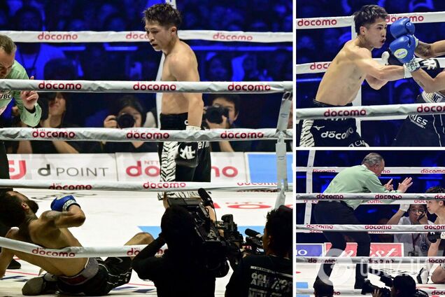 Непобедимый боксер впервые в карьере улетел в нокдаун, поднялся, и выиграл нокаутом бой за абсолютное чемпионство. Видео