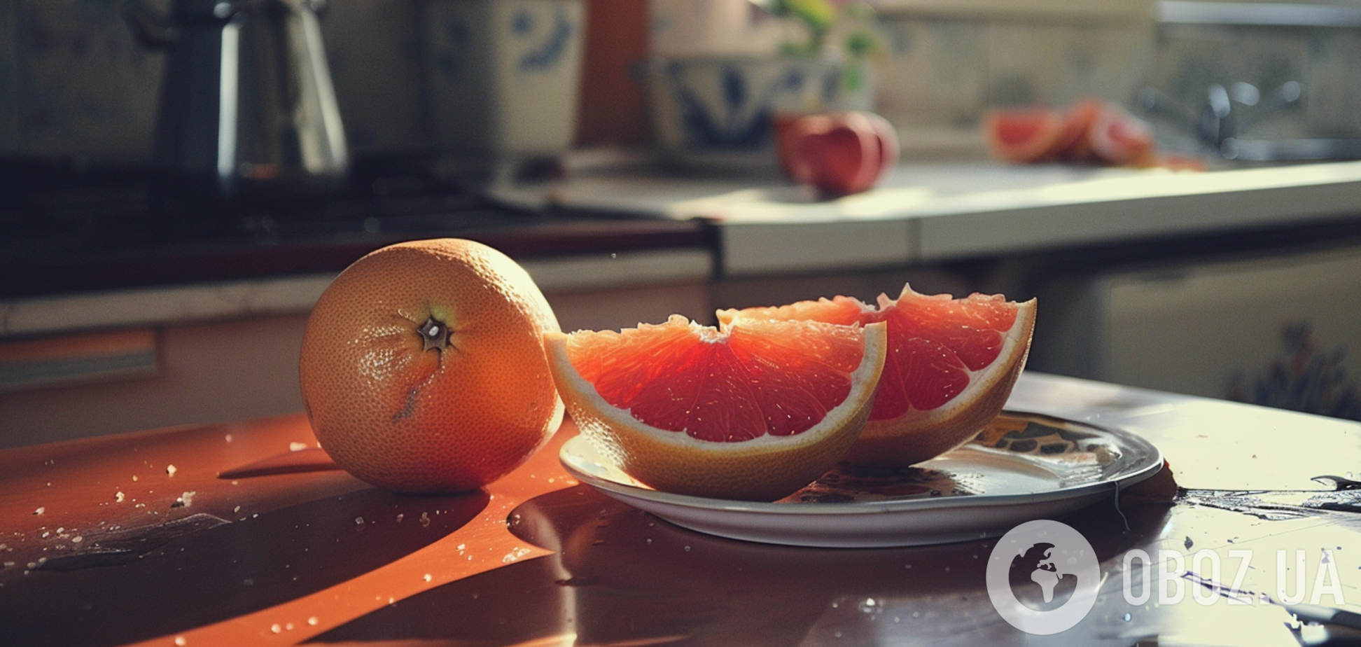 Как отчистить грязную плиту всего одним грейпфрутом: полезный лайфхак