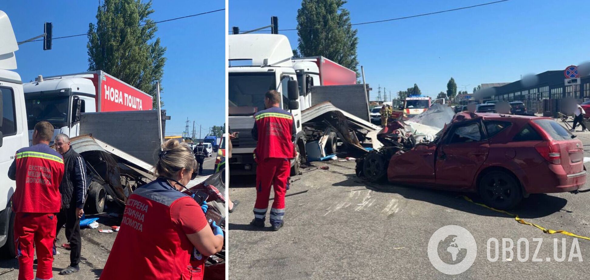 ДТП произошло в селе Святопетровское