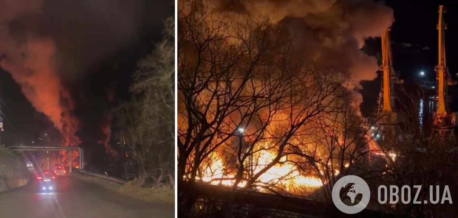 Масштабна пожежа в РФ