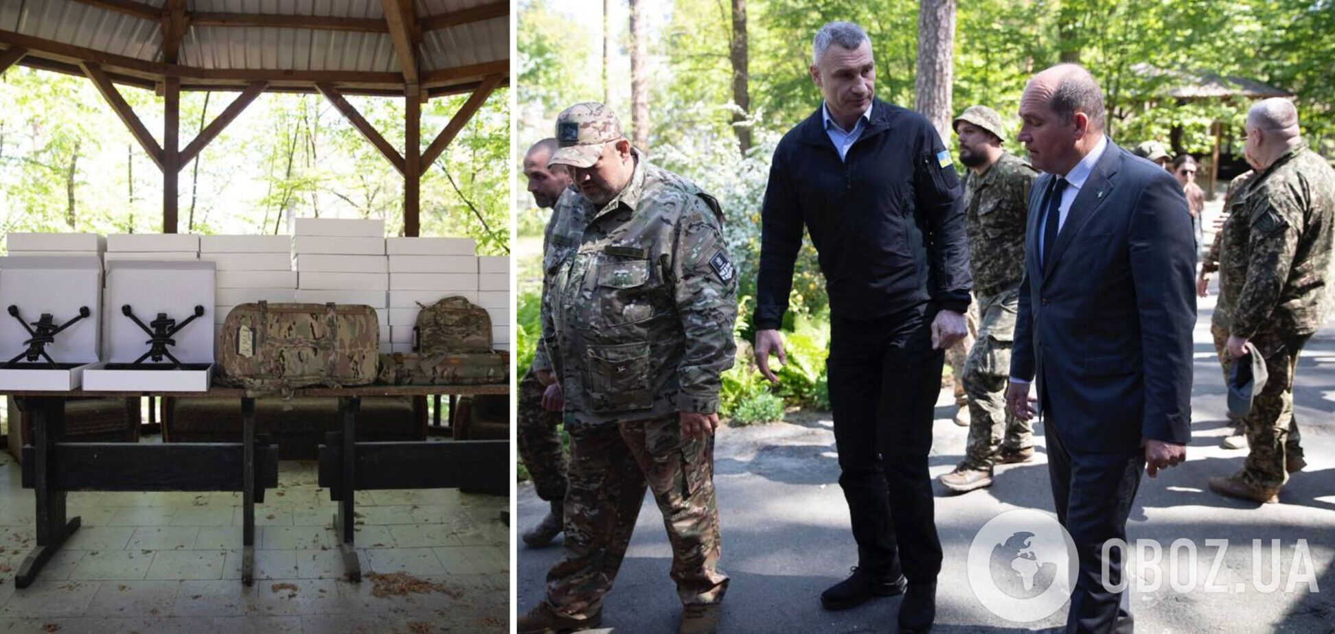 Кличко та мер Брюсселя відвідали бійців ЗСУ