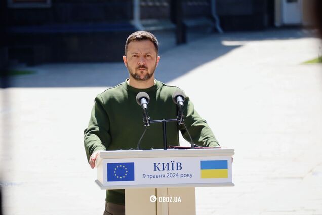 Президент Украины на пресс-конференции 9 мая 2024 года