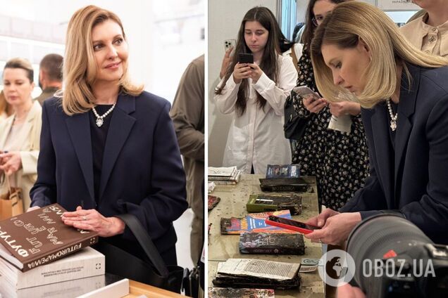 Зеленская на 'Книжном арсенале' впервые за долгое время появилась с сумкой в элегантном образе: какие аксессуары носит первая леди