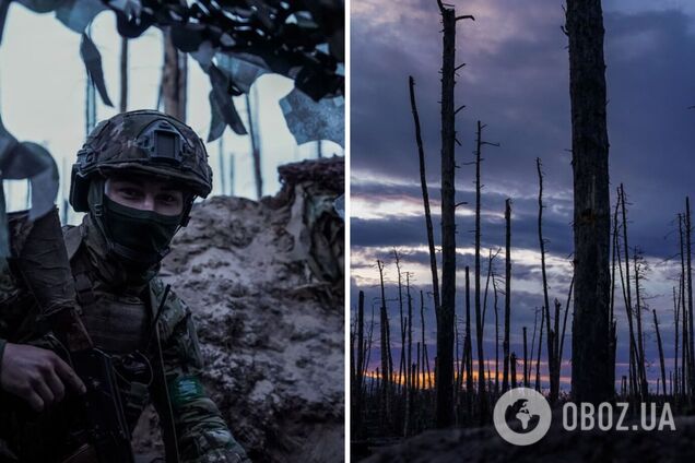 Лес, который меняется ежедневно: воины 'Азова' показали, во что россияне превратили Серебрянское лесничество. Фото
