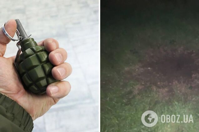 В Киеве мужчина бросил гранату в сторону многоэтажки: есть пострадавшая. Фото