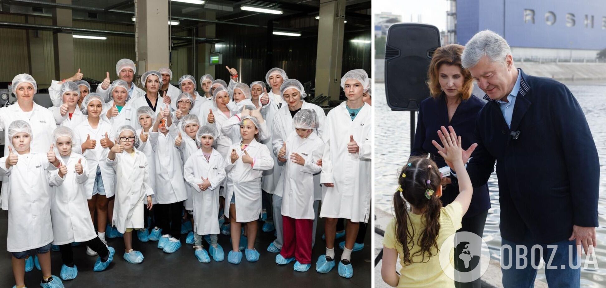 Дети погибших героев-десантников 46-й бригады побывали на конфетной фабрике Roshen