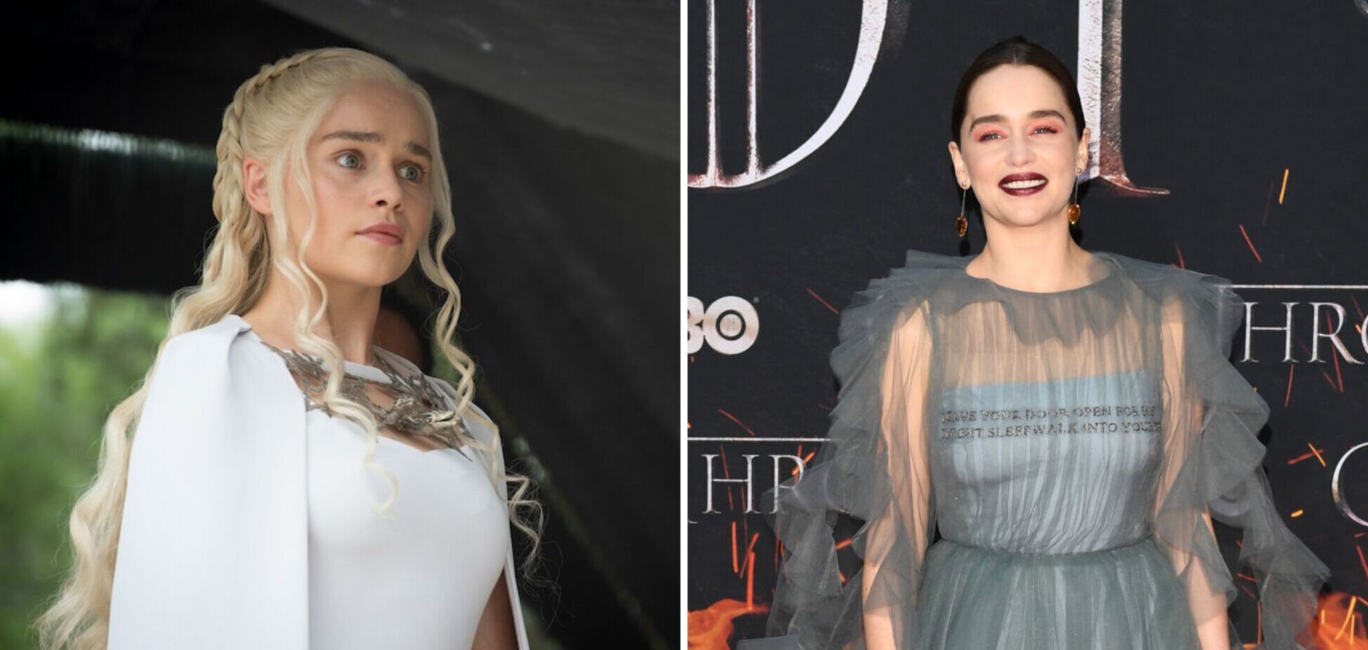 Два крововиливи в мозок. Емілія Кларк розкрила свій найбільший страх під час зйомок у 'Грі престолів'