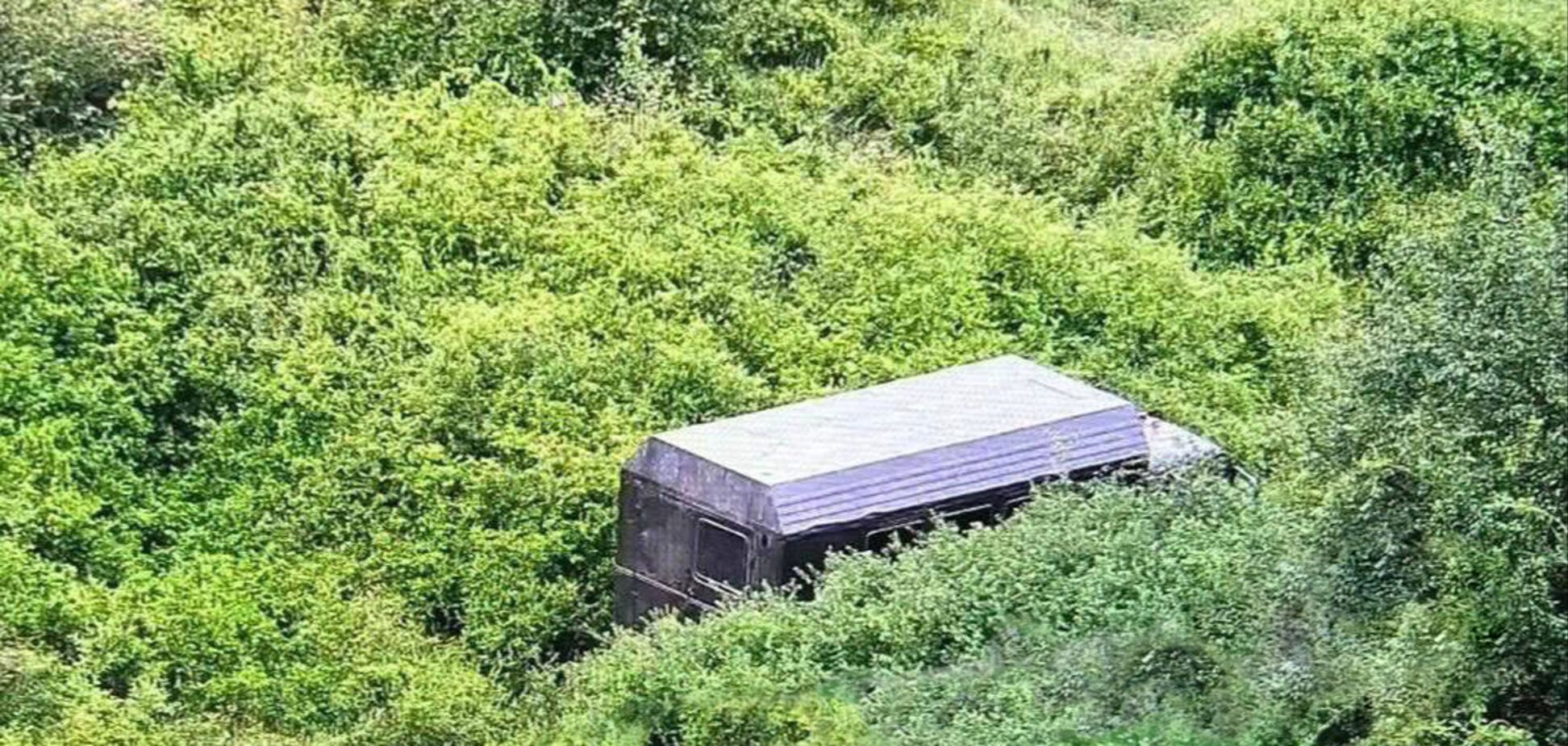 На Закарпатье грузовик с 'военными' номерами прорвал границу в сторону Венгрии: задержаны десятки человек. Фото