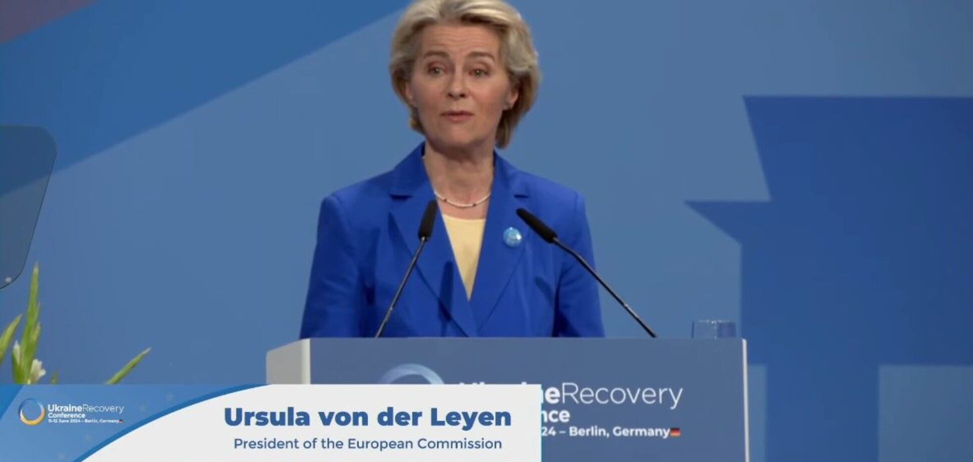 'Авиабомбы падают, как дождь с неба': фон дер Ляен в Берлине рассказала, как Россию заставят заплатить за войну против Украины