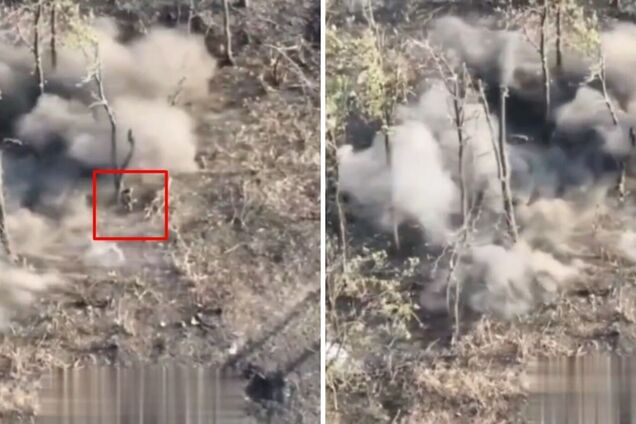 На оккупанта охотились дрон и арта, но он подорвался на мине: в ВСУ показали самоликвидацию врага. Видео