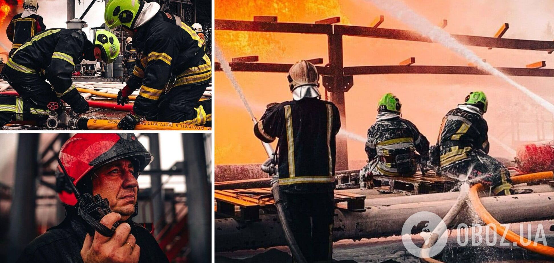 Спасатели более полутора суток тушат пожар на предприятии