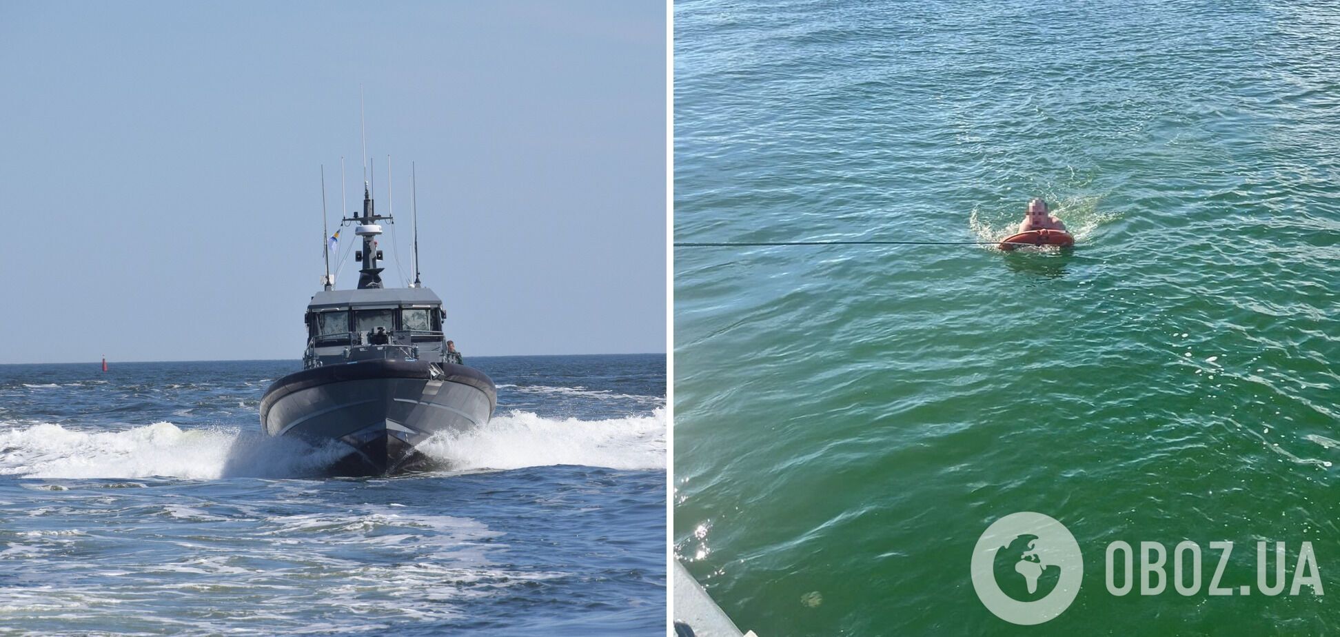 Українські морпіхи врятували чоловіка, якого віднесло у відкрите море. Фото