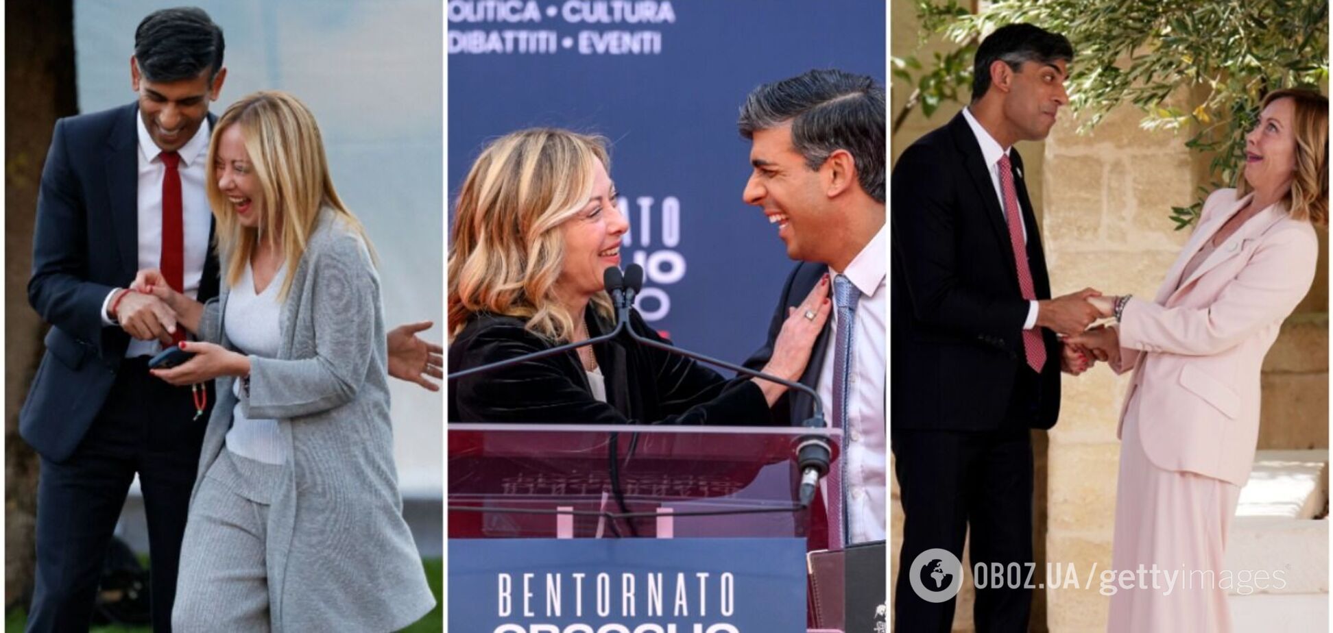 Риши Сунак и Джорджа Мэлони снова не смогли сдержать эмоций во время встречи. 6 фото, которые заставят вас смеяться также