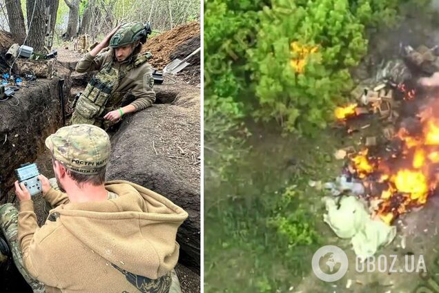 'Было – и нет': защитники Украины уничтожили полевой склад БК врага. Видео