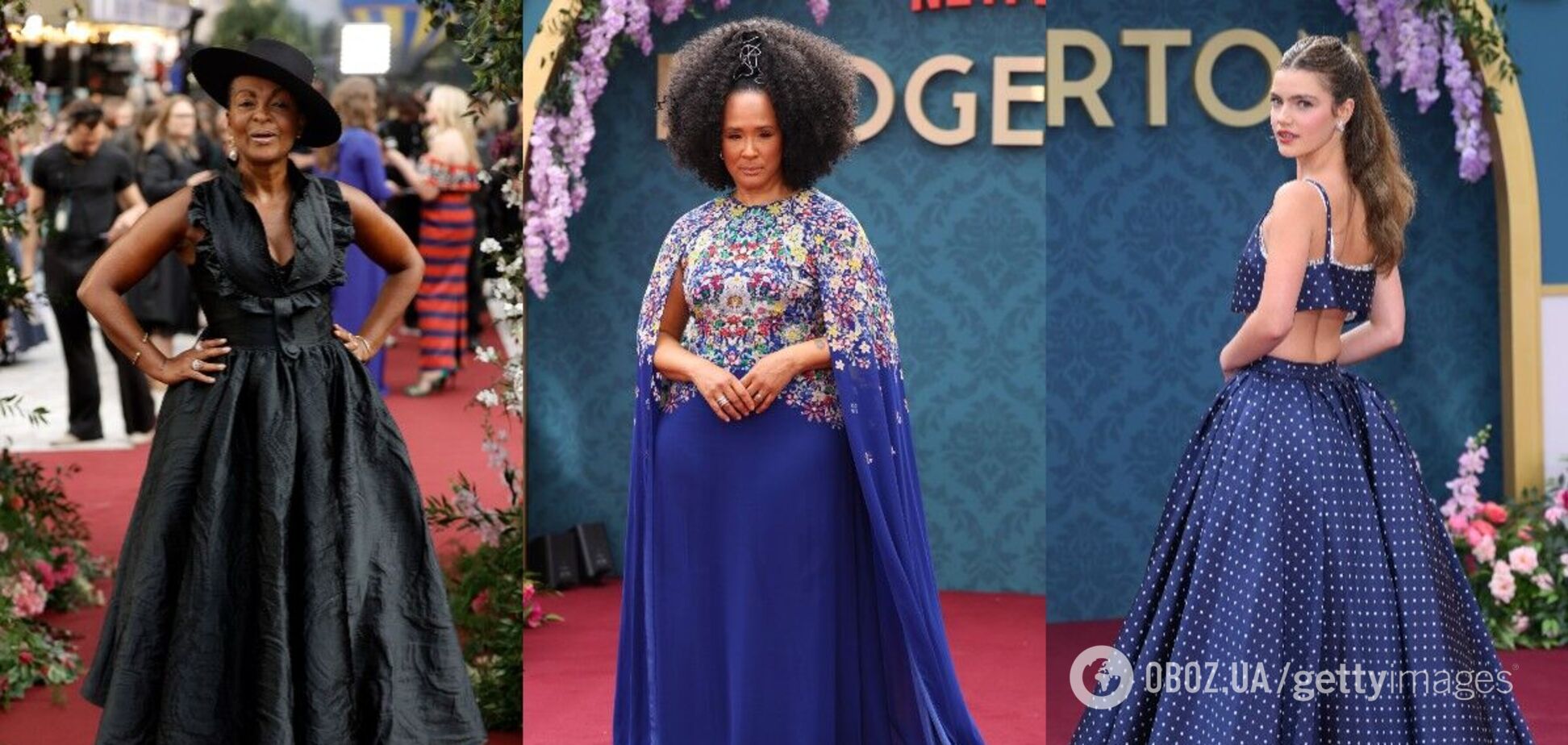 Модные провалы. Как выглядели самые неудачно одетые звезды 'Бриджертонов' на премьере