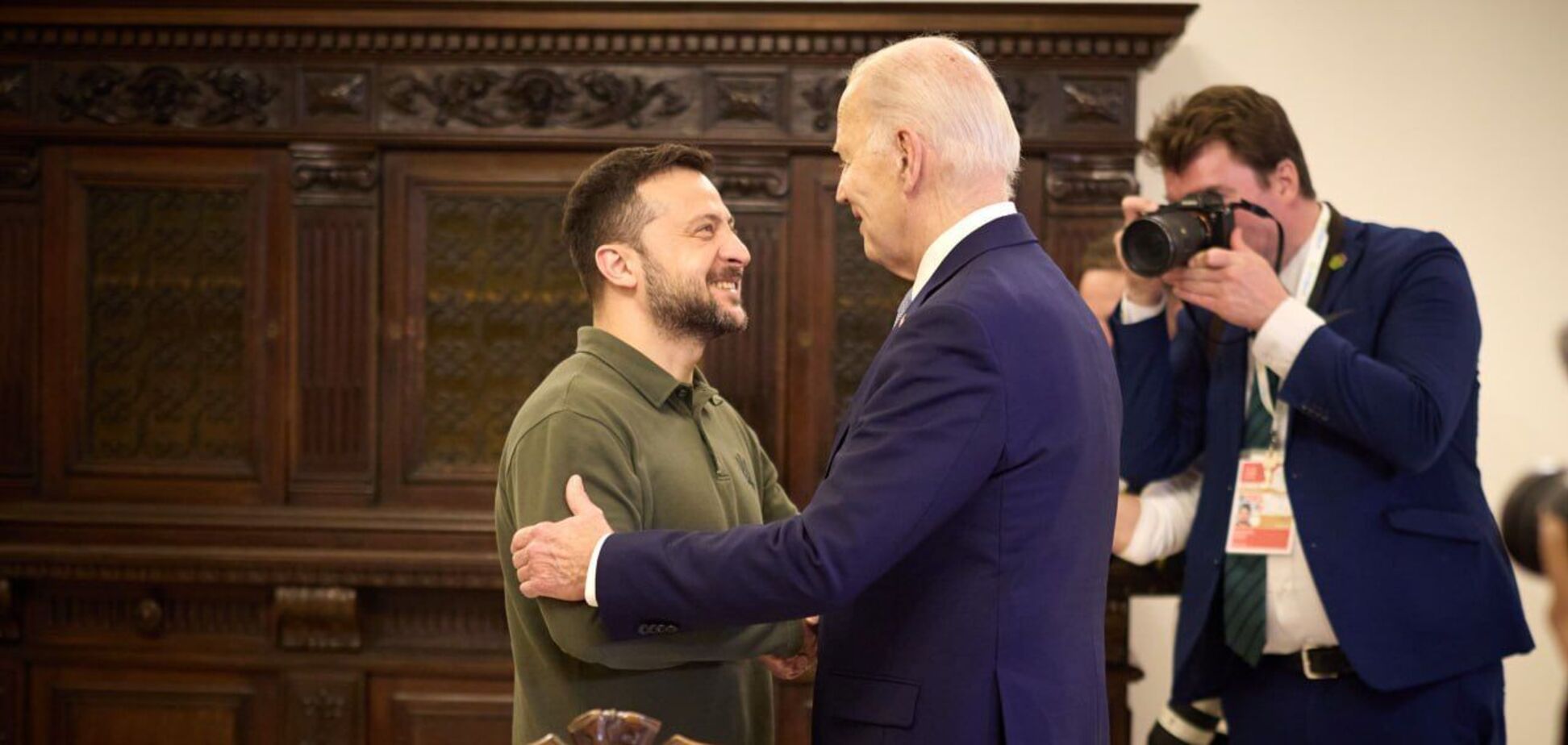 Владимир Зеленский и Джо Байден