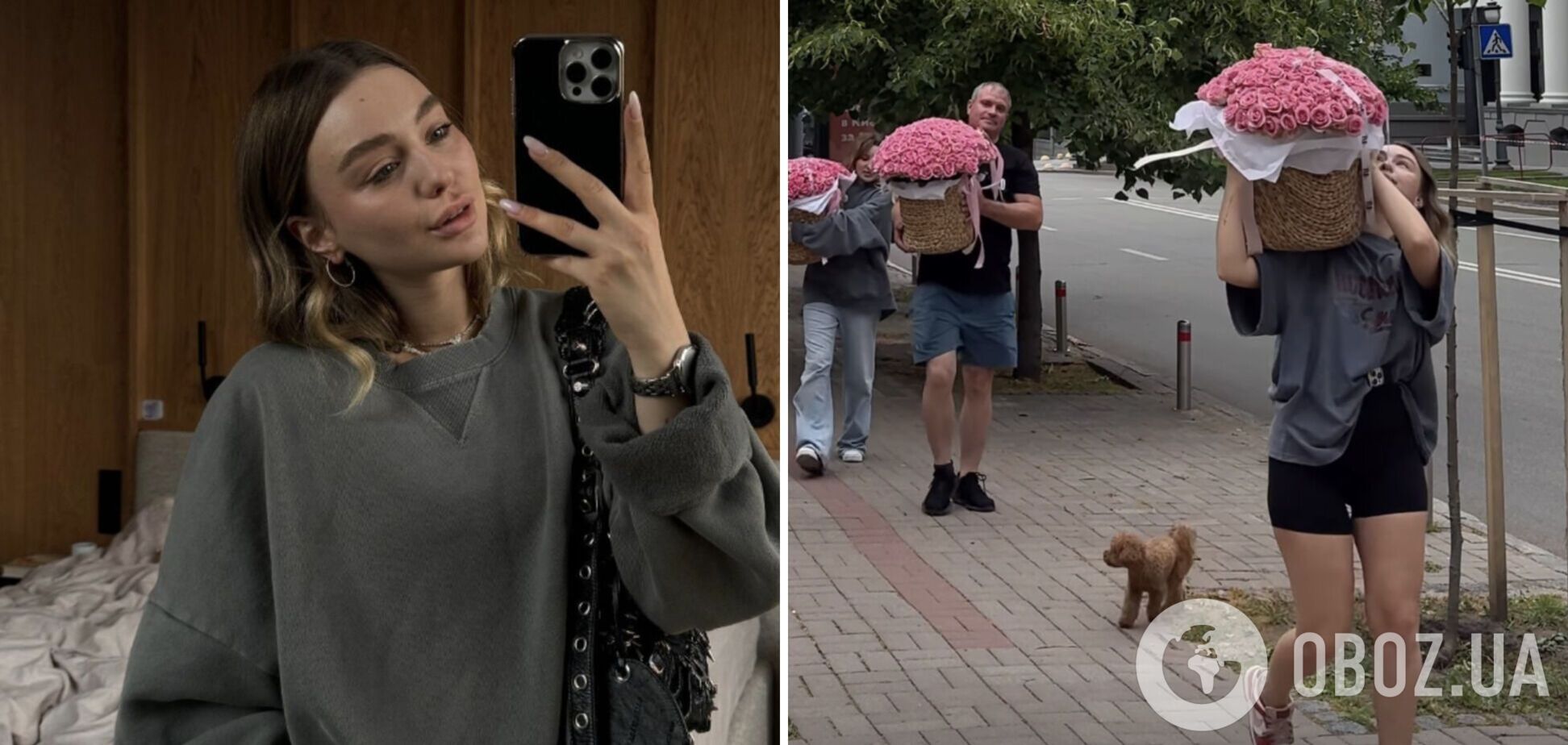 Відома блогерка обурила скаргою, що військові не допомогли їй занести три кошики троянд, і заговорила про їхнє 'виховання'