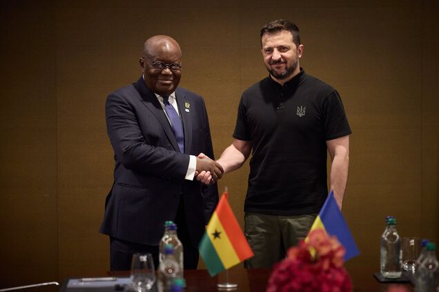'Голос Африки на Саммите для нас очень важен': Зеленский провел встречу с президентом Ганы. Фото