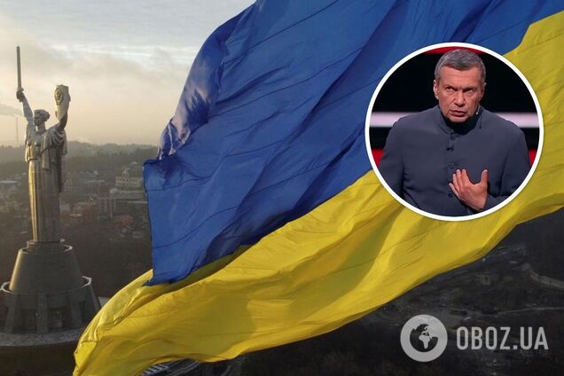 Соловйов на тлі 'миролюбного' Путіна в прямому ефірі закликав підірвати київську дамбу. Відео