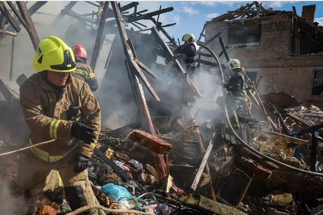 ракетный удар по Украине