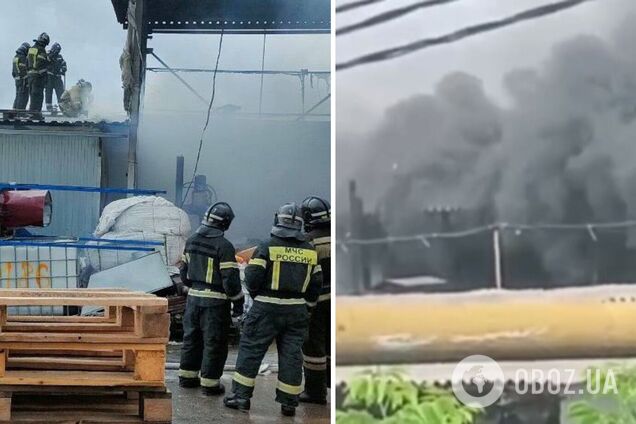 У Бєлгороді горів склад