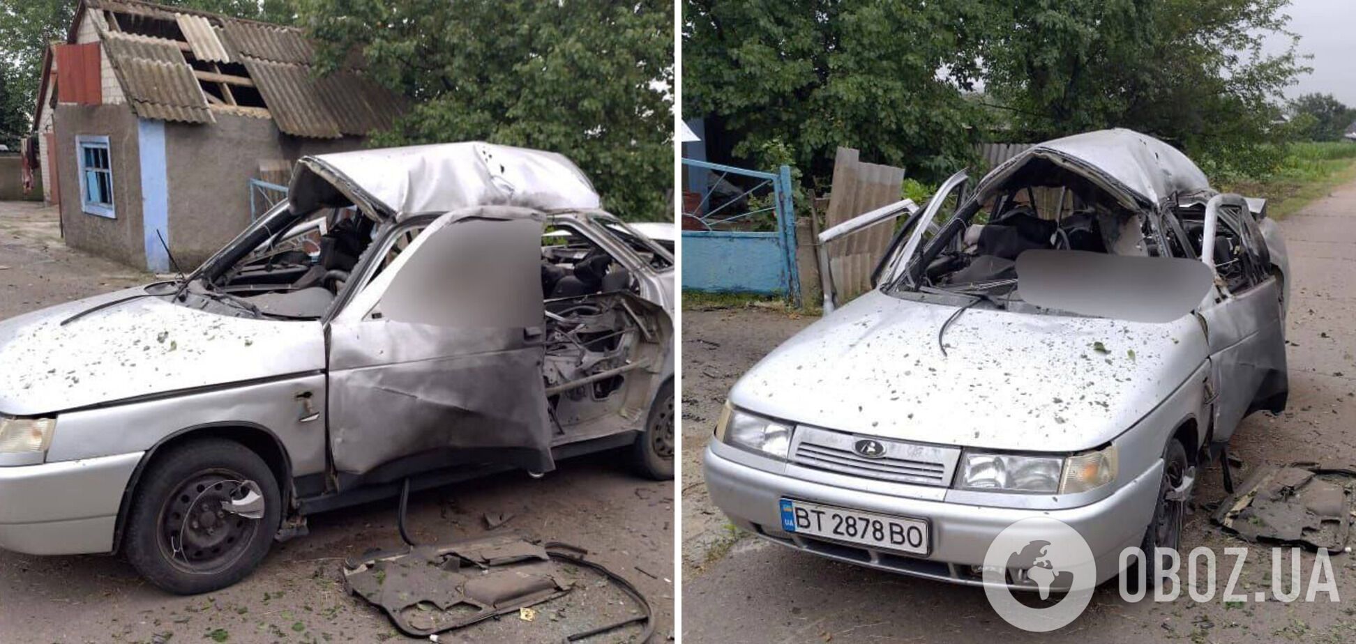 Оккупанты атаковали дроном-камикадзе авто на Херсонщине: погиб мужчина. Фото