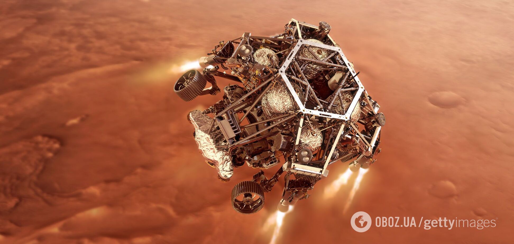 Марсоход NASA случайно нарисовал гигантский пенис: его заметили на фото со спутников