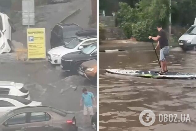 Росію продовжує топити: в Ульяновську після зливи вулиці міста перетворились на гірські ріки. Фото і відео