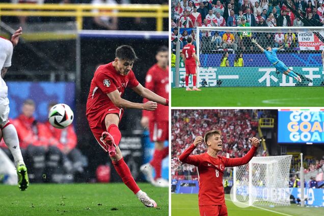 Лучший гол Евро-2024? Футболист сборной Турции забил фантастический 'радиоуправляемый' гол и побил рекорд Роналду. Видео
