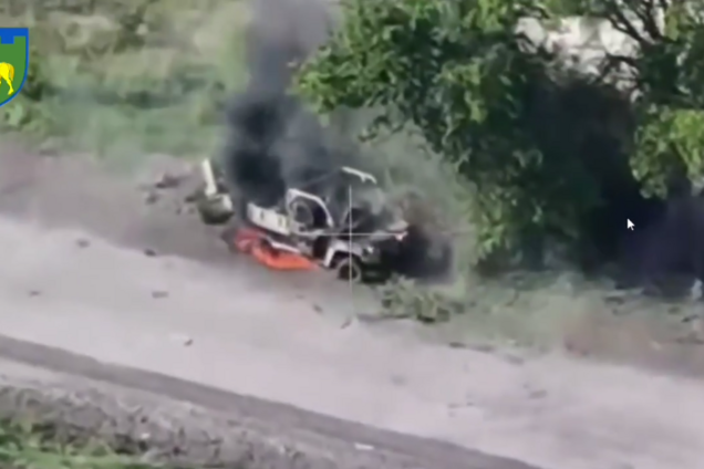 'Блискуча робота': захисники України відпрацювали по ворожому багі і перетворили його на брухт. Відео