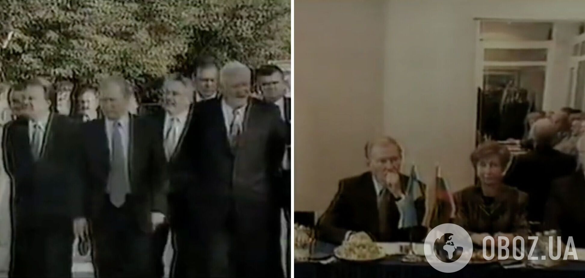 Цветы возложил, а ядерное оружие отдал: украинцев возмутил выпуск новостей о Кучме в 1996 году. Видео