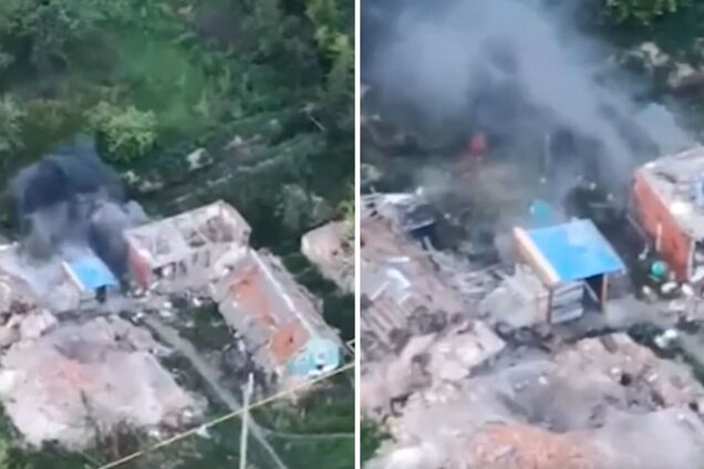 На Волчанском направлении пограничники уничтожили вражескую пехоту. Видео 'хлопка'
